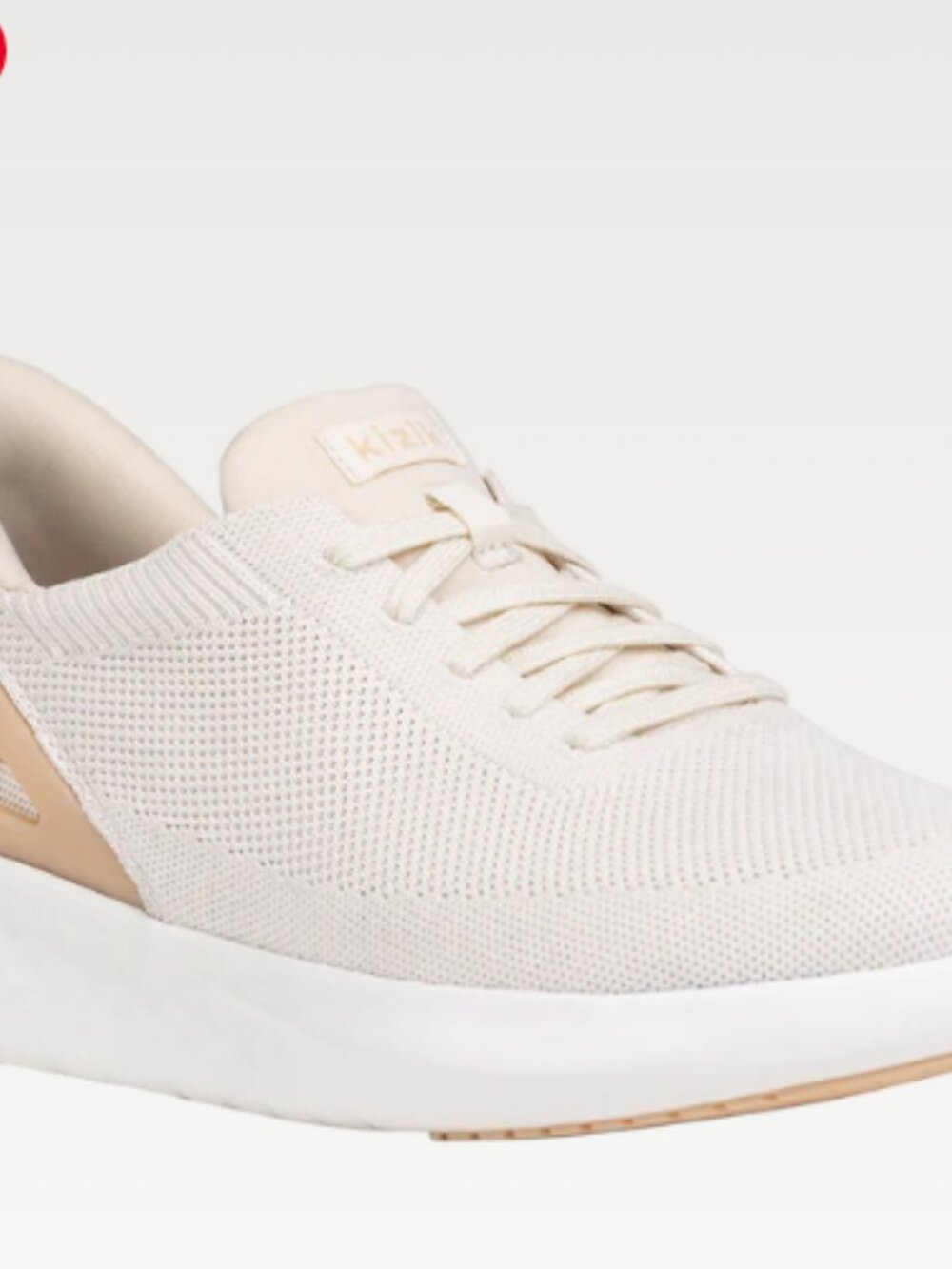 KIZIK Women's Athens in White Creme - Size 9